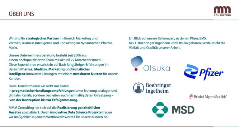 strateischer Partner MMM-Consulting im Pharma-Markt